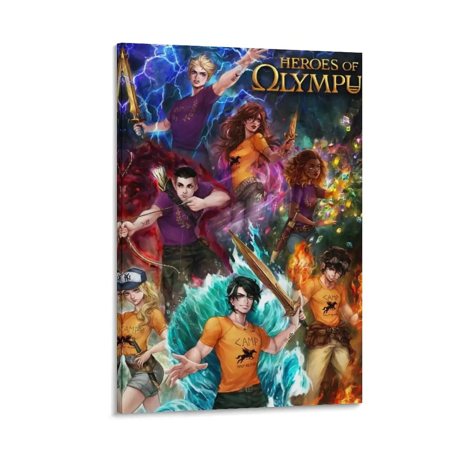

Heroes of Olympus Canvas Painting aesthetic room decor poster anime room decoration