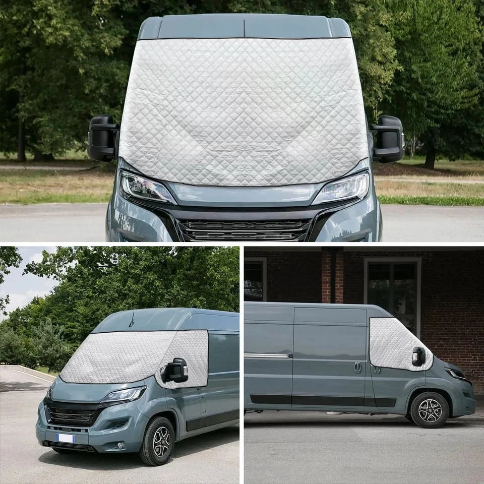 Motorhome Heat Insulation Blinds Thermal Windscreen Screen Cover Wrap For Fiat Ducato Peugeot Boxer Citroen Relay Protective