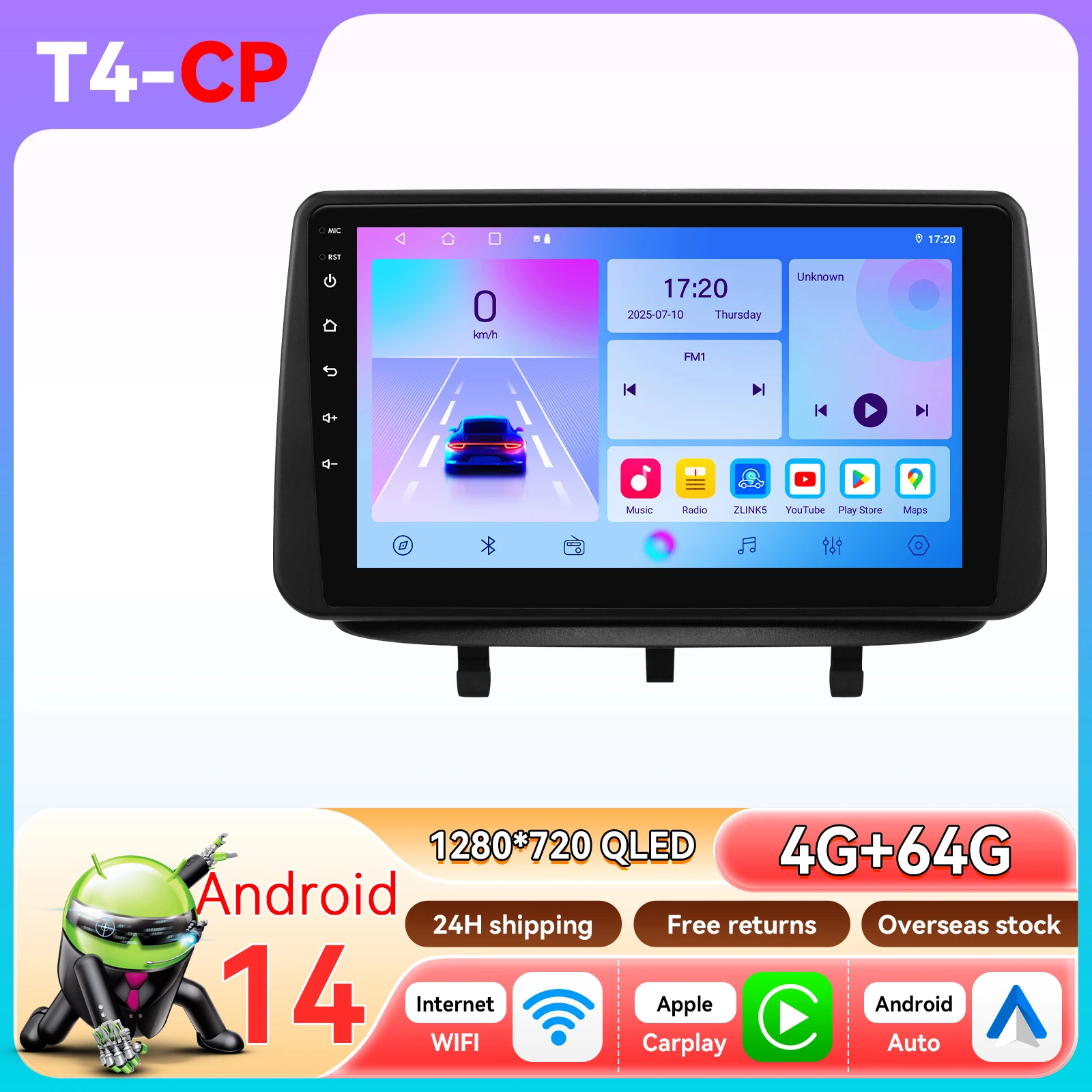 Android Auto Radio voor Opel Meriva B 2009 -2014 Draadloze CarPlay GPS Intelligente Stereo Multimedia 2Din Autoradio 360 camera Wifi