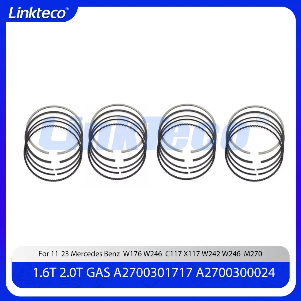 Engine Part STD Piston Ring Set Fit 1.6 2.0 T L4 M270 M274 For 11-23 1.6T 2.0T Mercedes Benz W176 W246 W242 W205 A205 2700300124