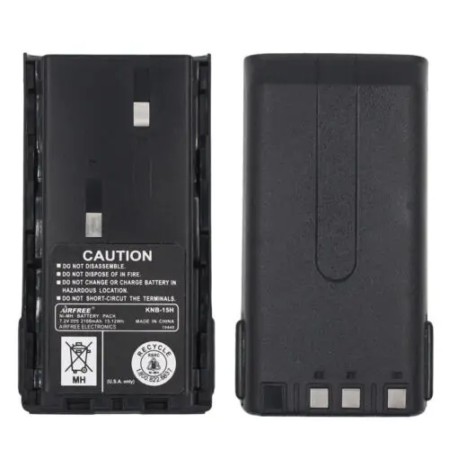 10pcs NEW 7.2V KNB-15H 2100mAh Ni-MH Battery Pack for Radio Walkie Talkie Kenwood TK3100