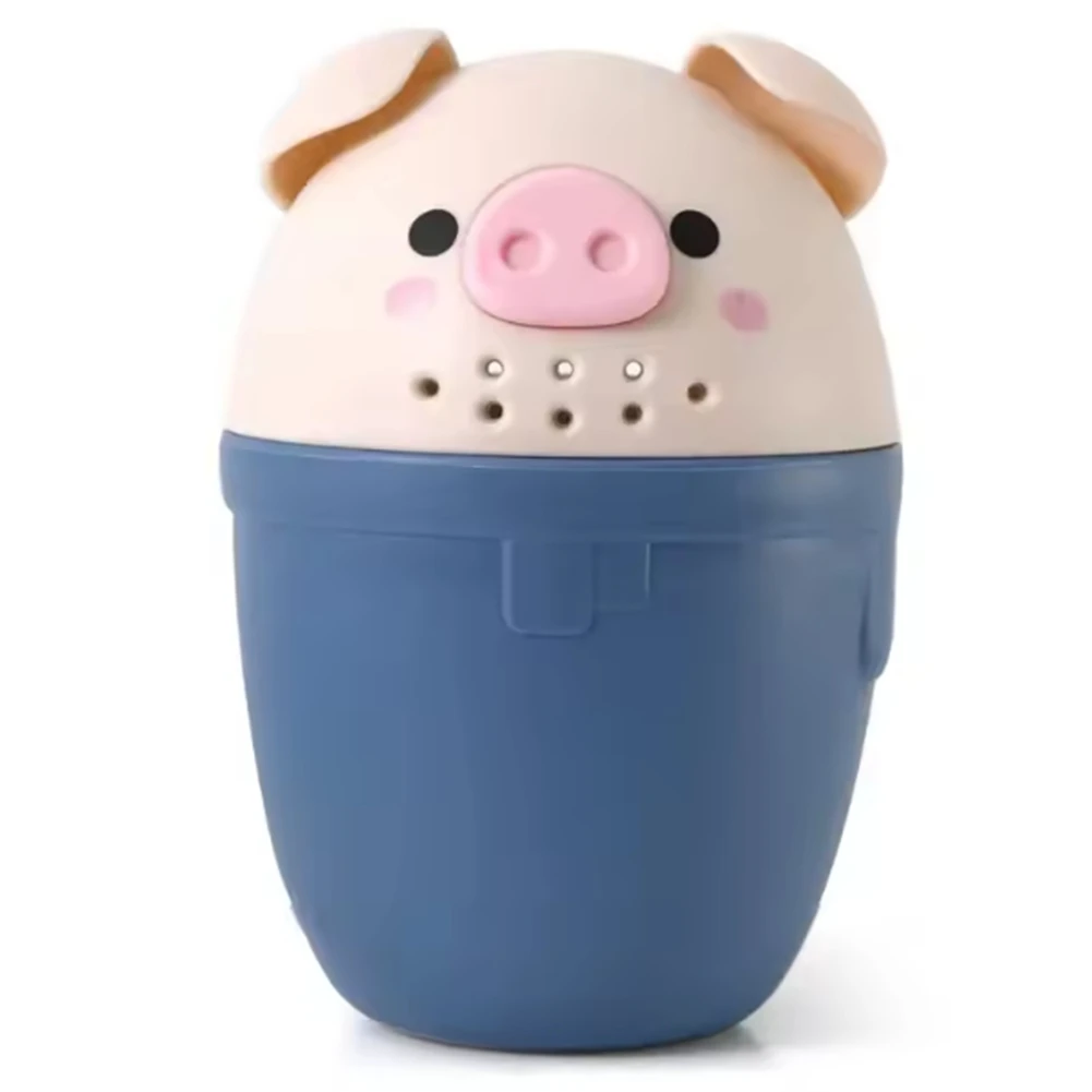 ABNH Baby Piggy Cartoon Shampoo Rinse Cup for Effortless Bath Time Hair Washing