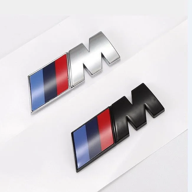 

3D Metal Car Body Side Badge Body Rear Trunk Decor Sticker Car Modification Accessories For BMW M 1 3 5 7 Series E46 E60 E90 E36