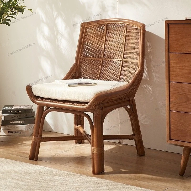 For True Vine Chair, Retro Casual Single Chair, Restaurant Dining Chair, Homestay Tea House Chair