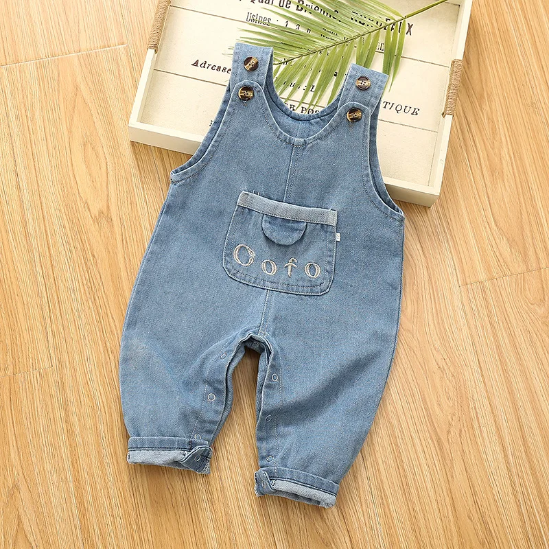 Kids Baby Clothes Clothes Jumper Boys Girls Dungarees Infant Playsuit Pants Denim Jeans Overalls Toddler Jumpsuits