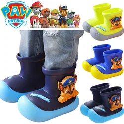 Paw Patrol Chase zagęszczone kalosze dziecięce lekkie buty do wody dziecięce do połowy łydki krótka rurka wodoodporne antypoślizgowe kalosze