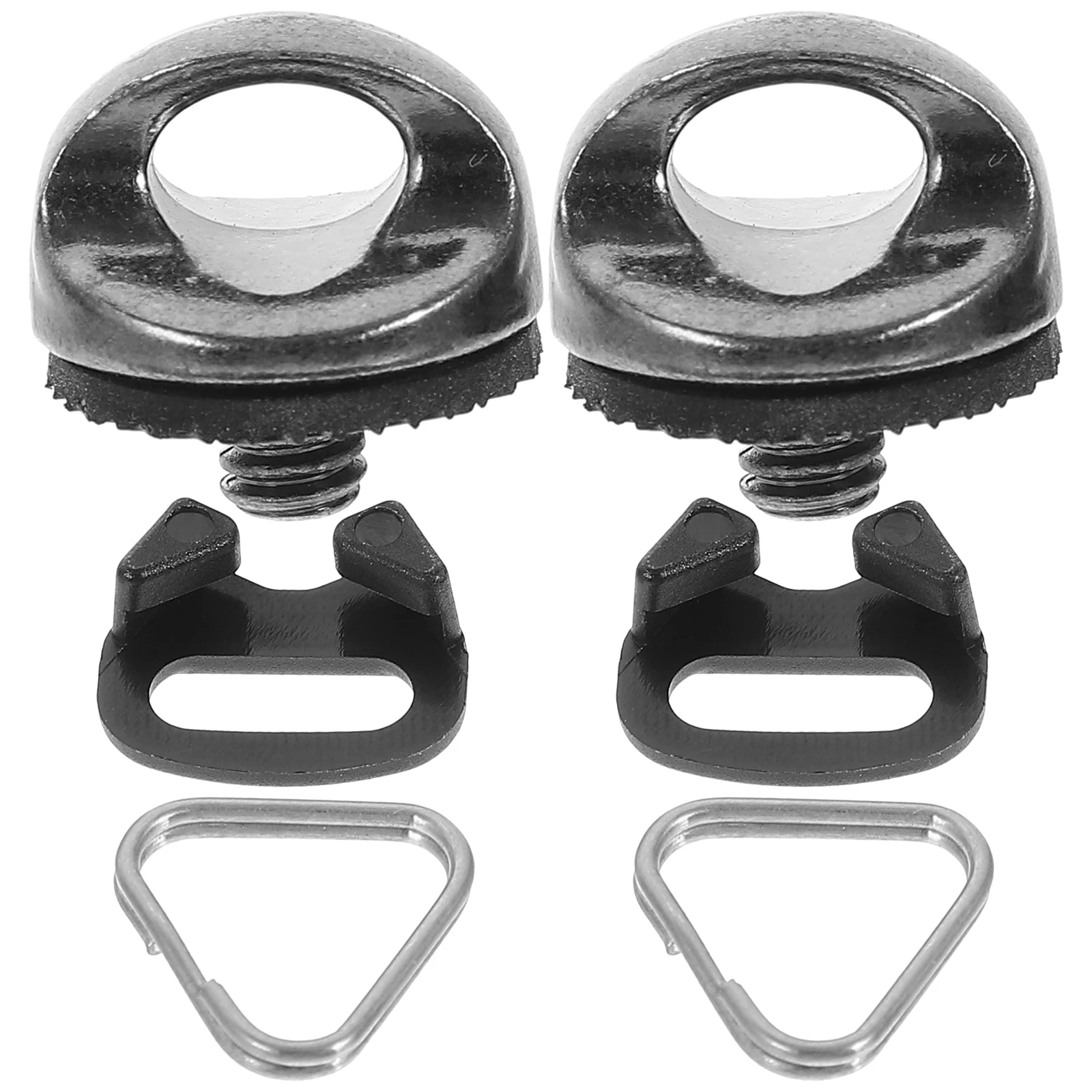 

1 Set Back Strap Adapter Kit 1/4-20 Thread Camera Screw With Rubber Washer Quick Mount Release Wrist Sling Replacement Triangle