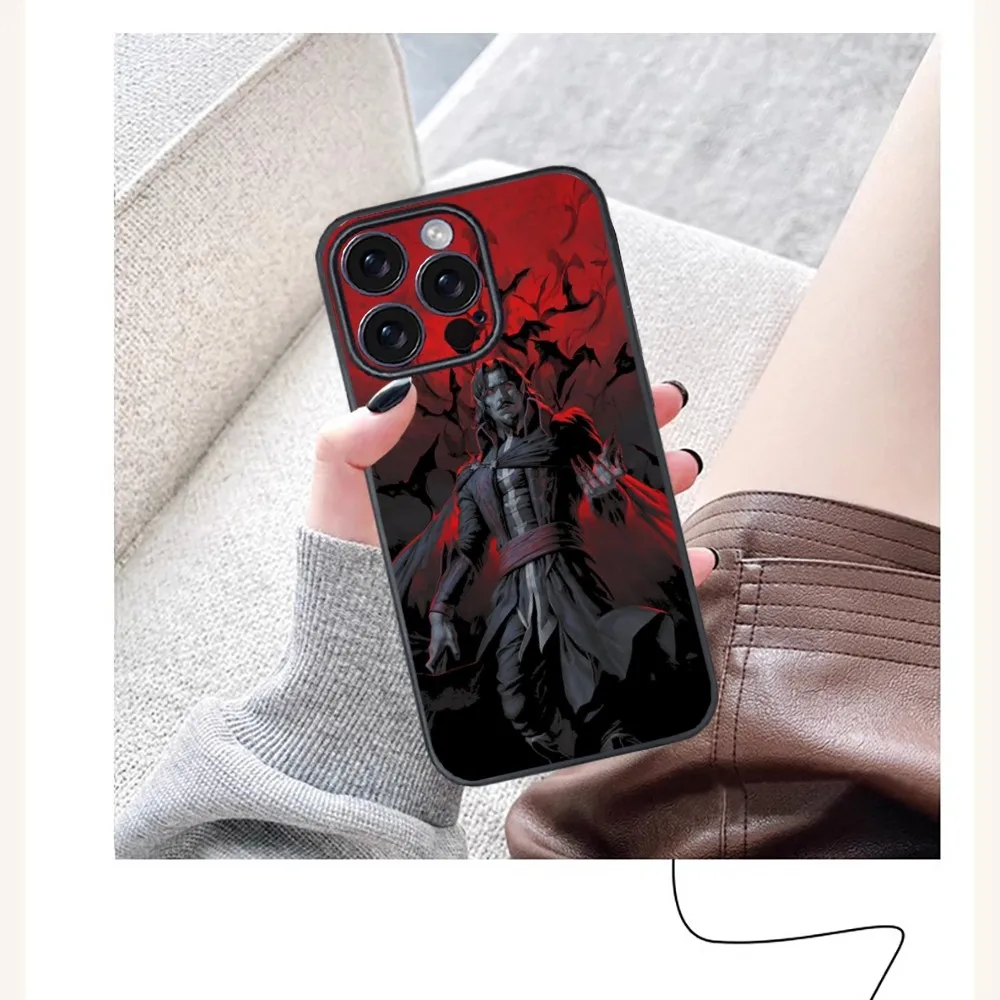 Castlevania Phone Case For iPhone 16 15 14 13 12 11 PRO MAX PLUS Mini TPU Soft to Skin-friendly case