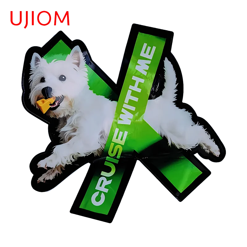 UJIOM Premium Portable Dog Bandage Wall Stickers Attractive Eye Catching Fancy Decals Personality Kitchen Cupboard Decoration