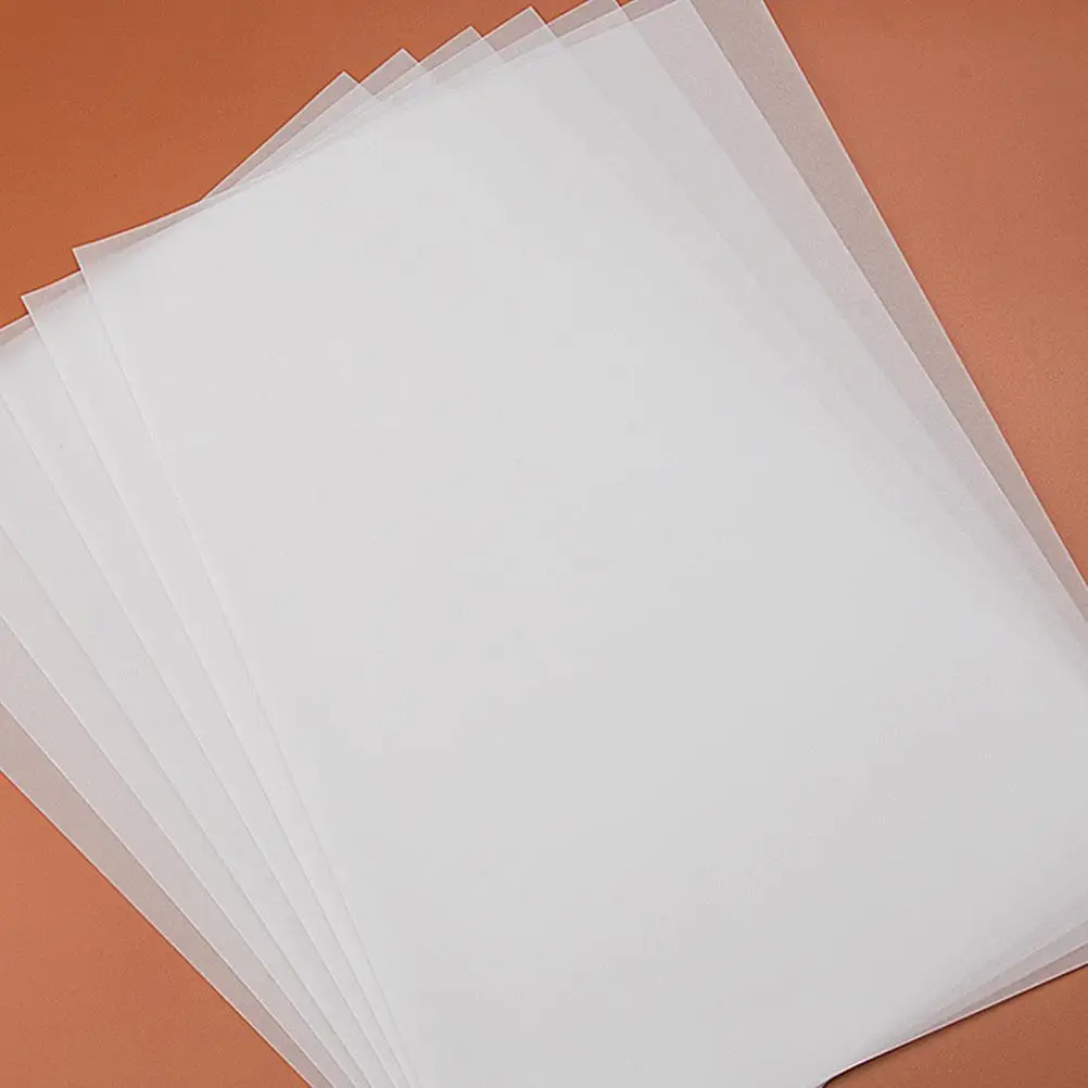 100 Sheets A4 Sulfuric Paper Translucent Tracing Drawing Transfer Calligraphy Sketching Printer Photo Office Supplies