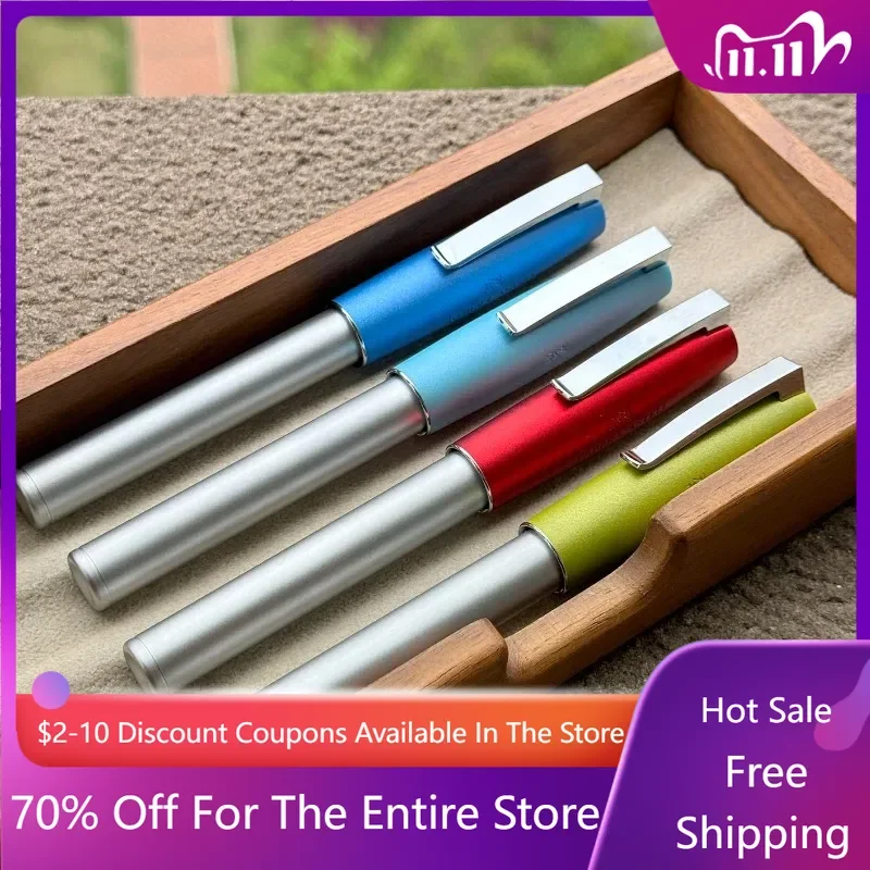 

NEW FABER-CASTELL Four Seasons Sky Blue Fountain Pen EF F 0.38MM 0.5MM Nib,with Clip Converter for Writing Student Ink Pen