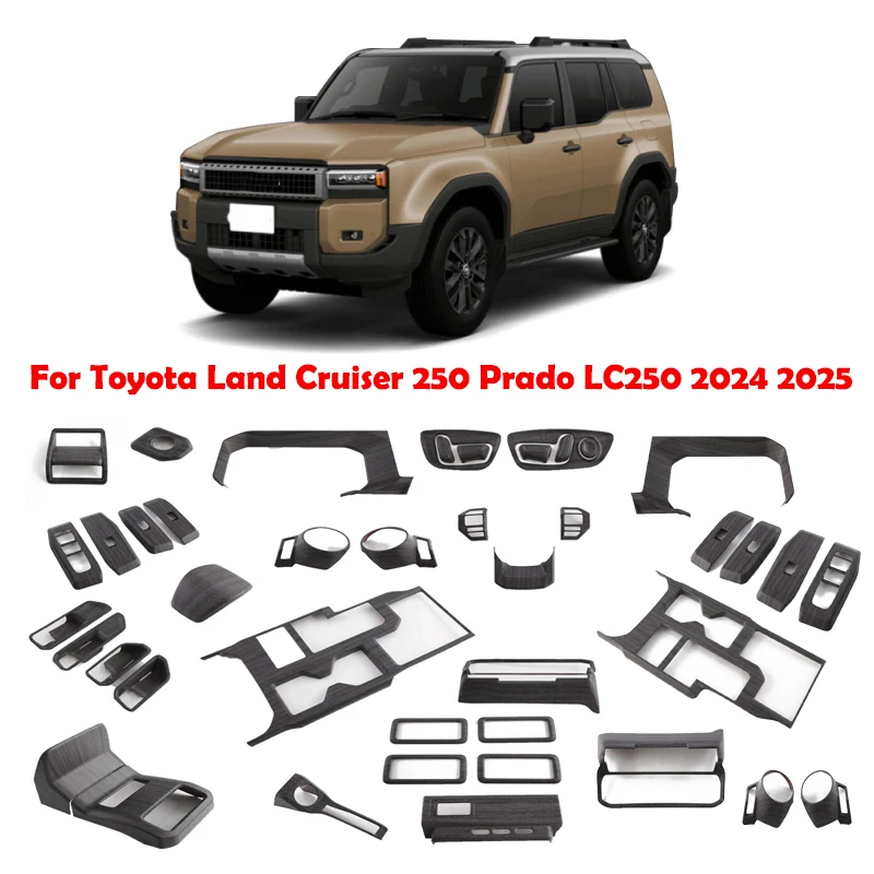 LHD RHD For Toyota Land Cruiser 250 Prado LC250 2024 2025 interior Accessories Central control gear shift panle water cup cover