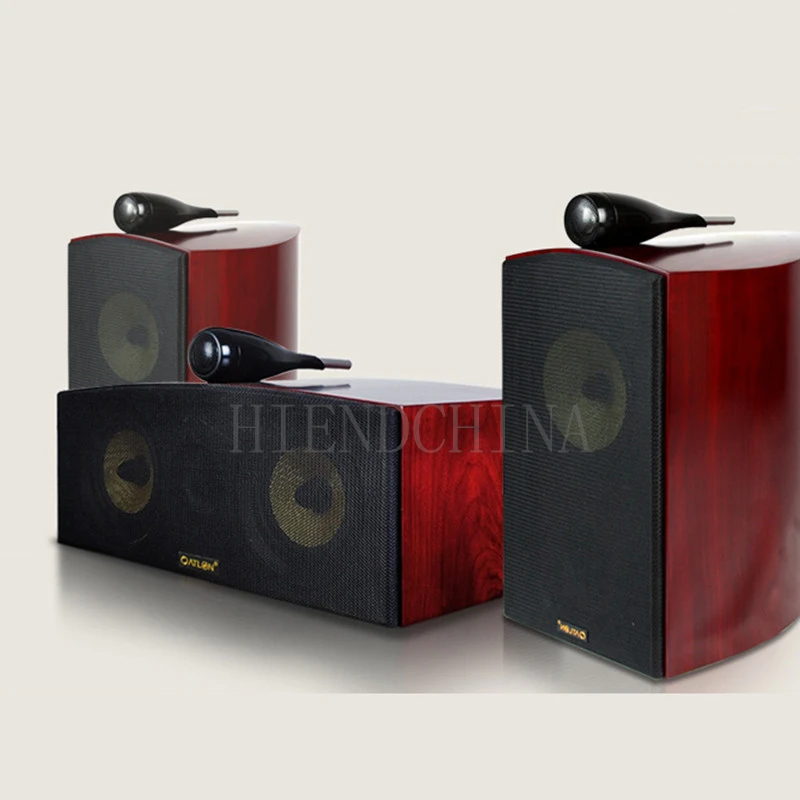 ONL-004 WZ610S/WZ510C HiFi Center Surround Speaker Home Theater Flowport Ventilation System VIFA 5.5 Inch Mid Range Unit 4ohm