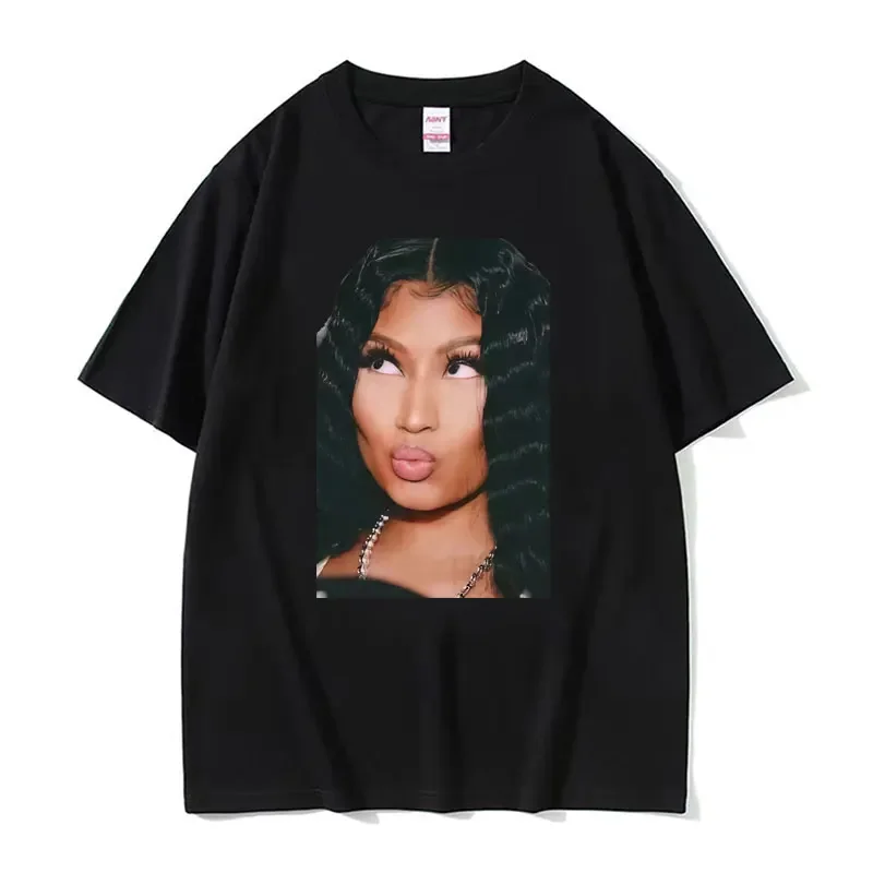 Hot Queen of Rap Nicki Minaj Graphic T Shirt Men Women Clothing Fashion Casual T-shirt Vintage Hip Hop Punk T Shirts Streetwear