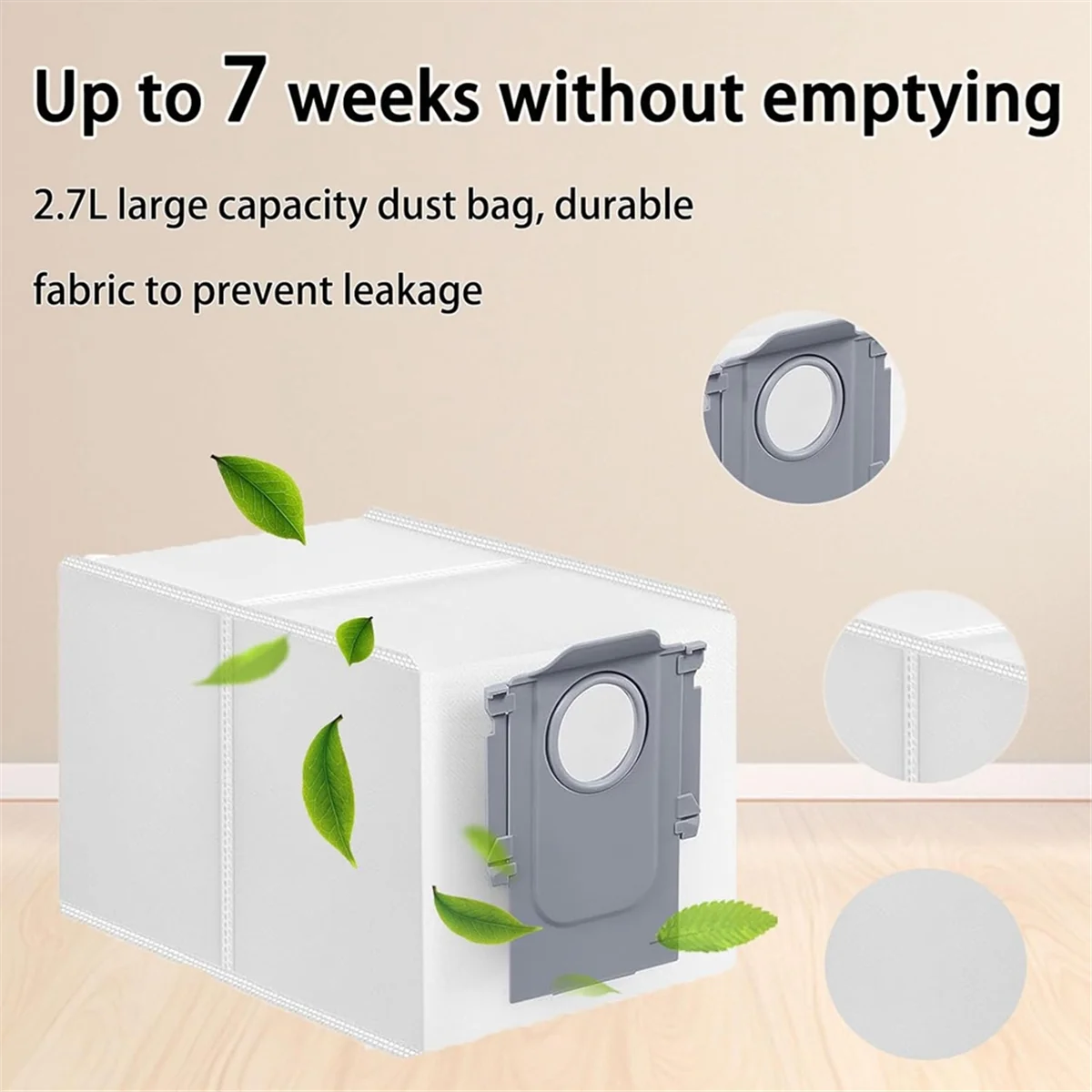 Qrevo Curv/Qrevo Edge 로봇 진공 메인 사이드 브러시 HEPA 필터 걸레 천 먼지 봉투 용 FZFZ 액세서리 키트