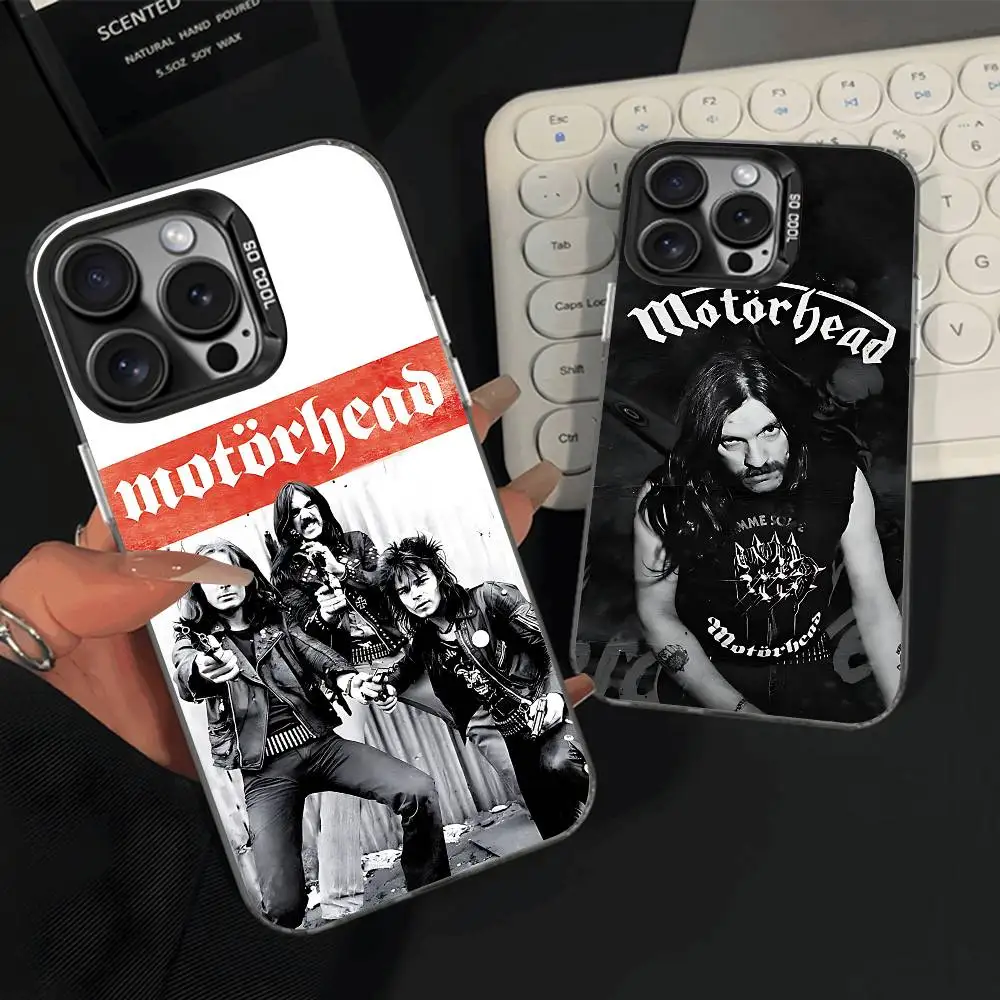 

Band-M-M-MotorheadS-S Phone Case For iPhone 15,16,12,14,13,17,11,E,Pro,Max,Plus,Air,Mini Black TPU Cover