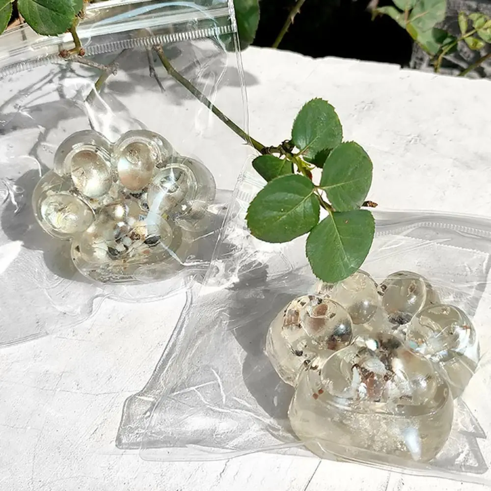 Zintuiglijke Super Grote Kat Poot Knijp Kneden Transparante Kat Poot Fidget Handgemaakte Siliconen Kat Poot Pinch Lastig Pop