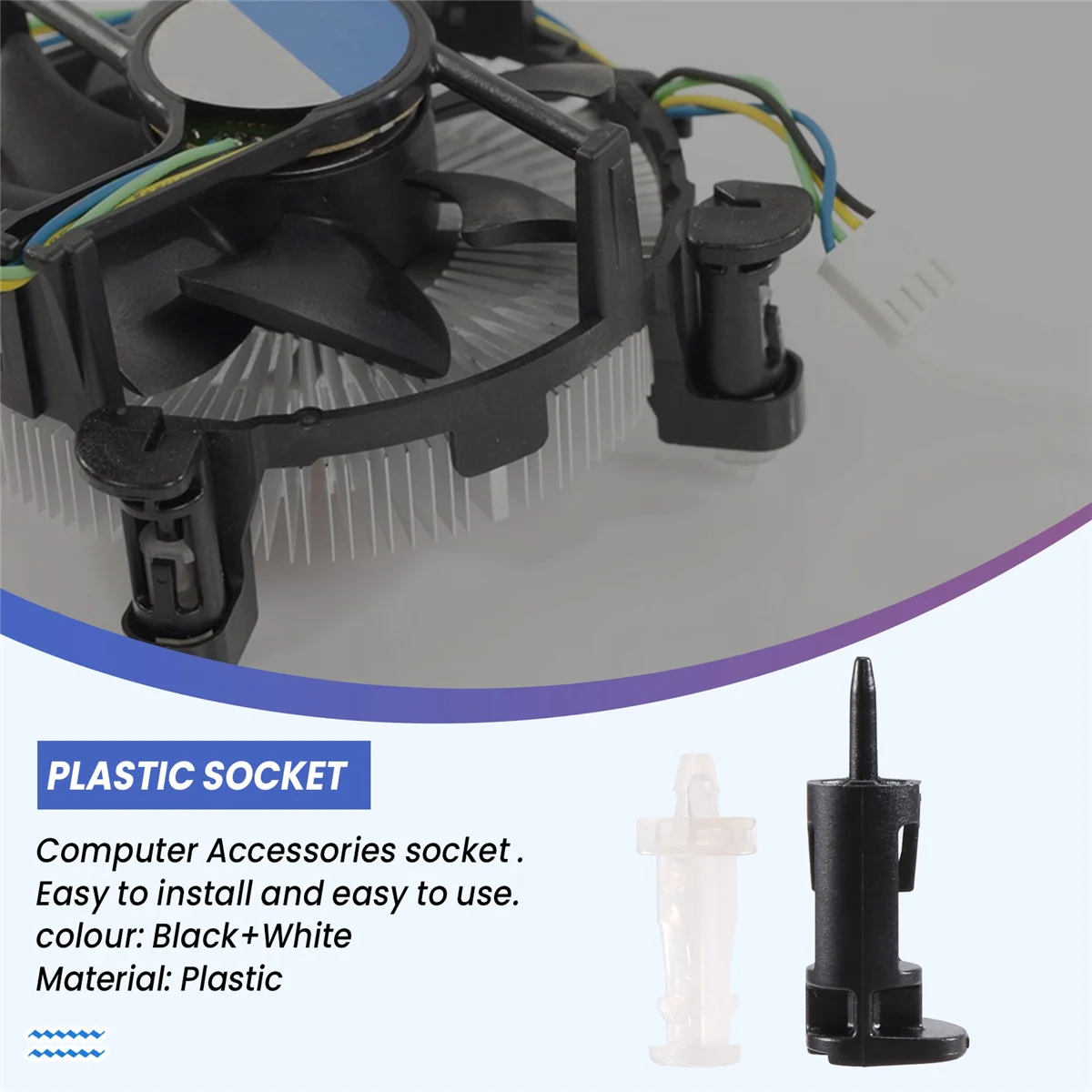 Hot Sale t Mount Pin Holder For Intel Socket LGA 775 CPU Heat Sink Fan Cooling