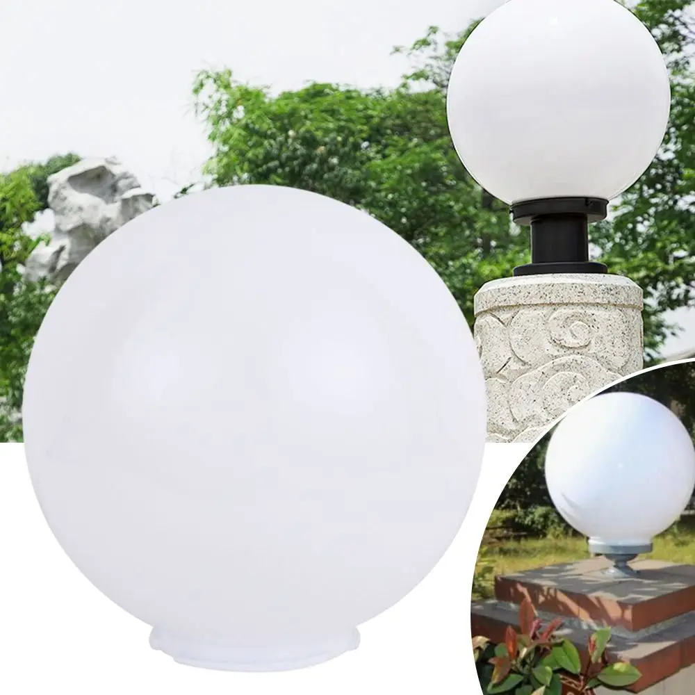 White Acrylic Lamp Shade Milky Globe Lampshades Fitting Lamp Hanging Lamp Garden Restaurant Home Decor