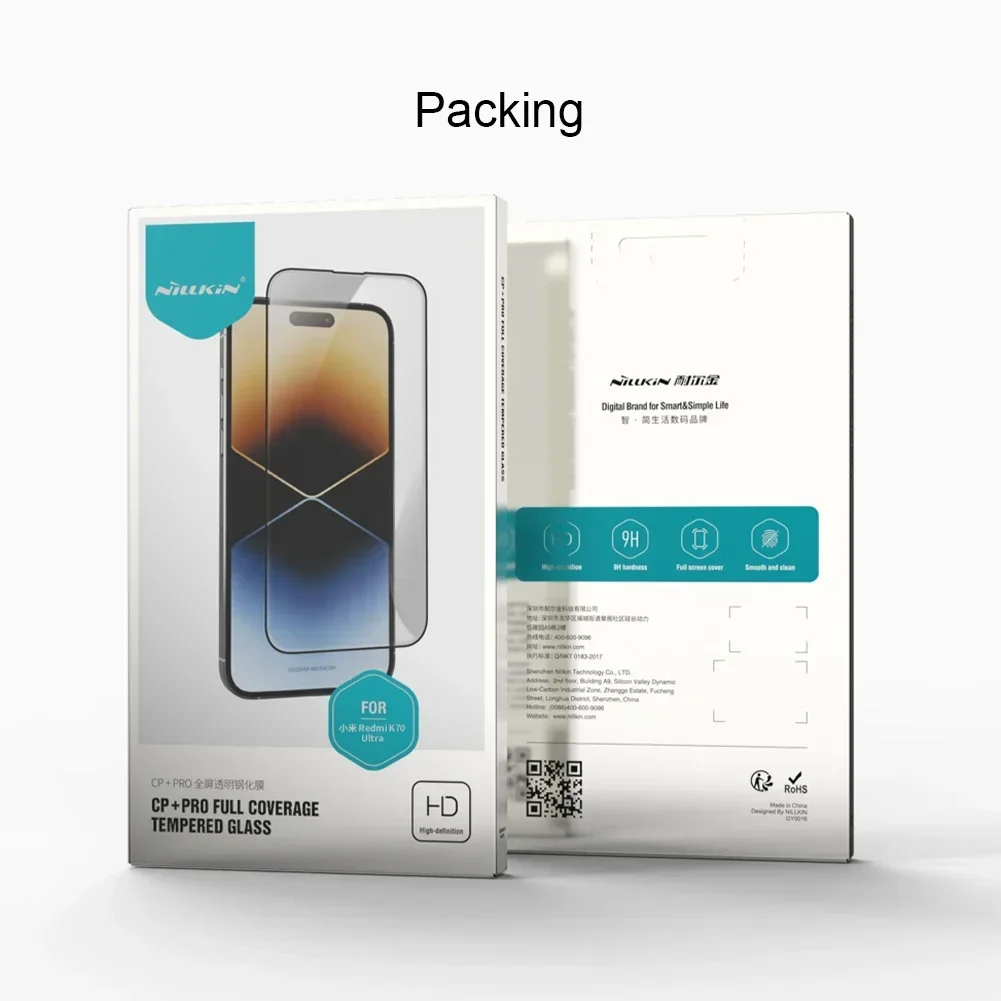 NILLKIN Szkło Hartowane CP+ Pro Series 9H Odporny na Wybuchy do Xiaomi 15T Pro Mi 14T — zdjęcie produktu 6