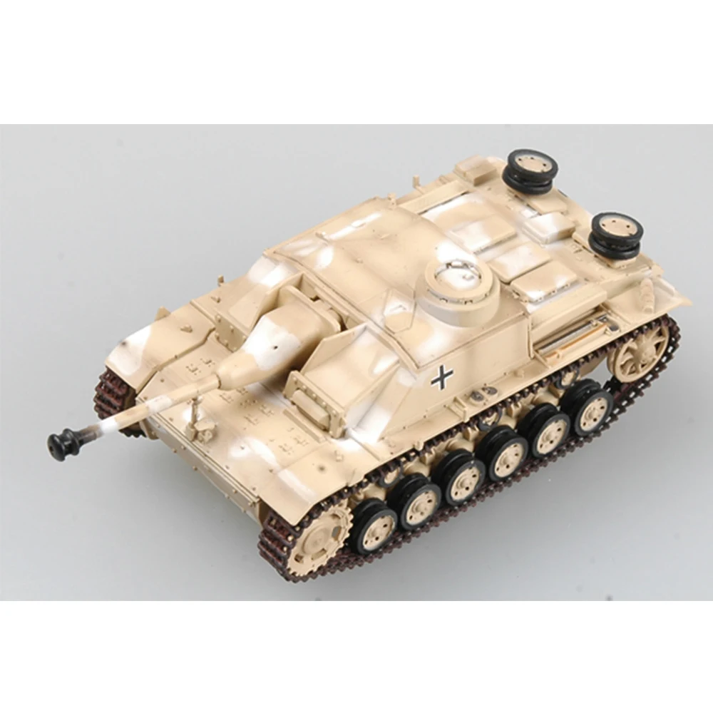 Easymodel 36155 1/72 Niemiecki Stug III Ausf.G Rosja 1944 Wojskowy statyczny plastikowy model czołgu Gotowy model kolekcjonerski lub prezent