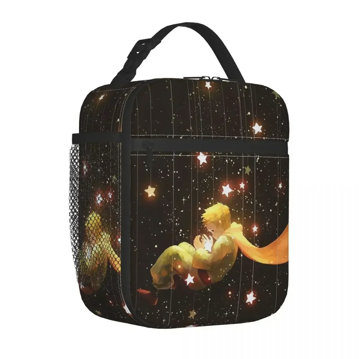 The Little Prince Insulated Lunch Bag Large Fox Galaxy Meal Container Cooler Bag Tote Lunch Box College Travel Food Bag