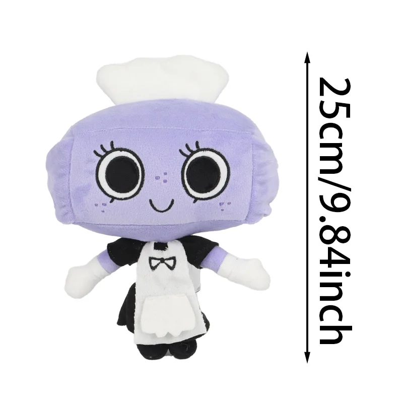 لعبة الرعب Goob Pebble Dandy's World القطيفة الخزامى خادمة Tisha Plushie لعبة Dandy's World محشوة الدمى هدايا الاطفال ديكور الغرفة