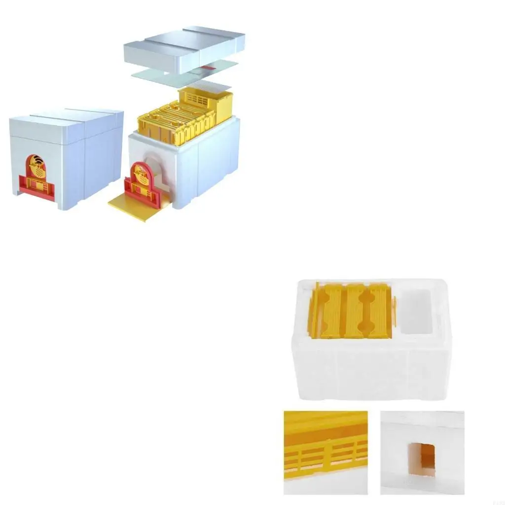 

F19B Foam Plastic Bees hives Breeding Box for Queen Rearing and Garden Pollination