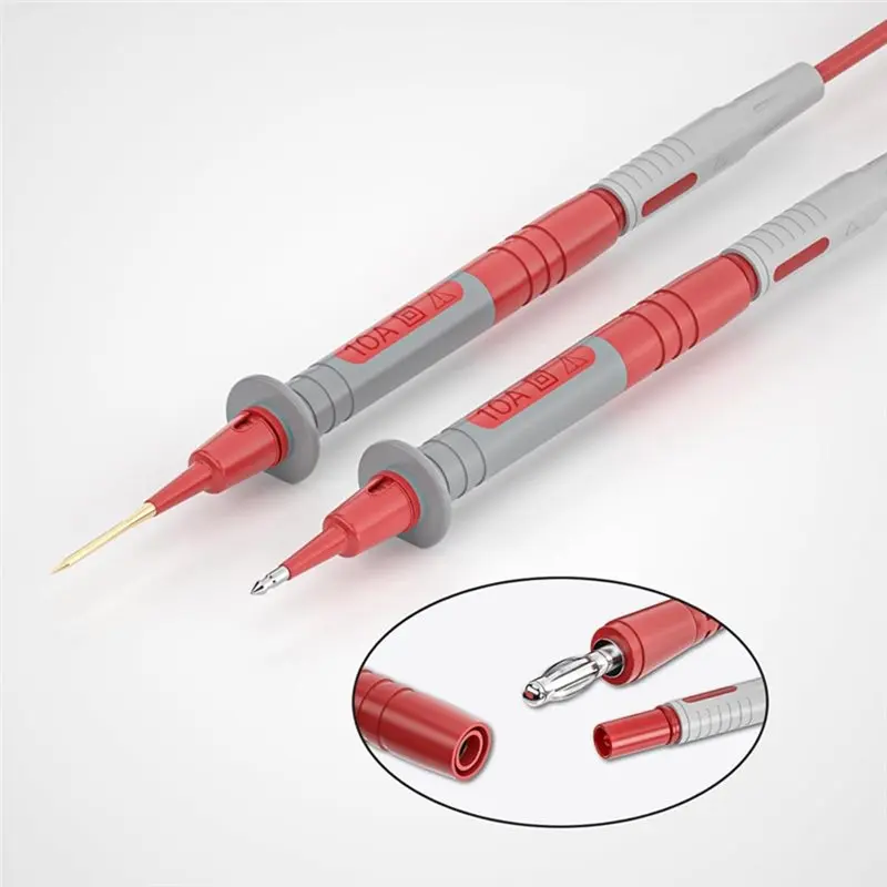 B62B Multimeter Replacement Probe Set Piercing Tips Test Leads Kit for Auto Repair Digital Testing