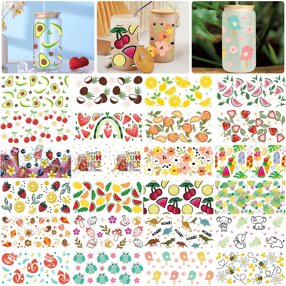 8Pcs Cup Wrap Carto… - image