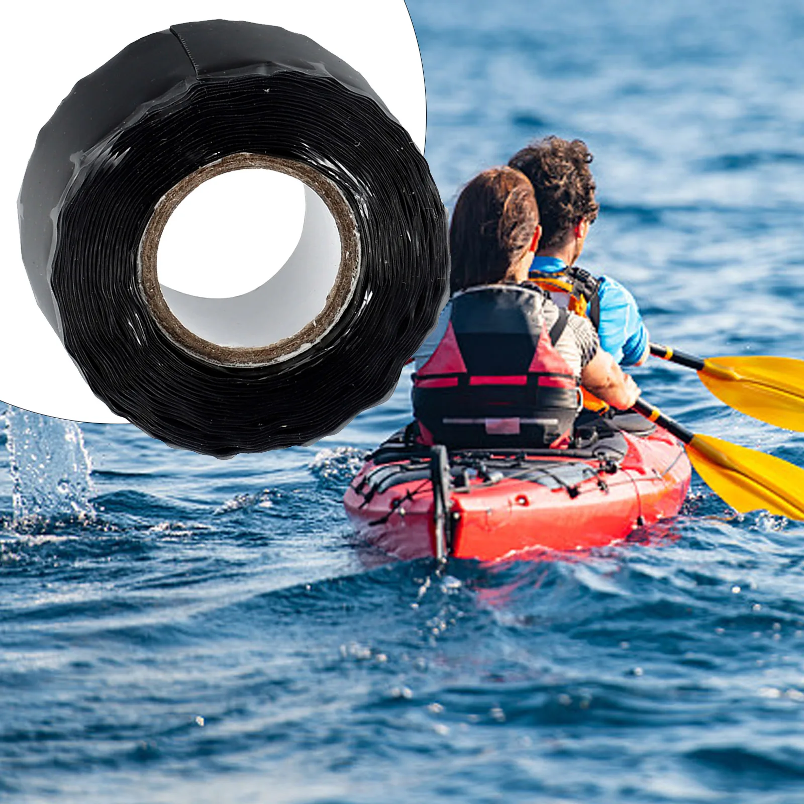 1pc 3 Meters Silicone Grip Tape For Kayak Canoe And Dragon Boat Paddles Water Sport Kayaking Canoeing Boat Accessories