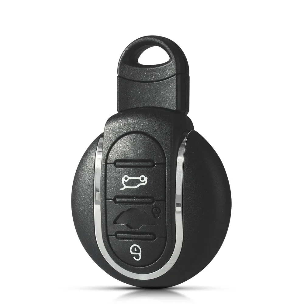Funda para llave de coche con 3/4 botones, carcasa para mando a distancia inteligente para BMW Mini Cooper F54 F55 F56 F57 F60 2015 2016 2017 2018