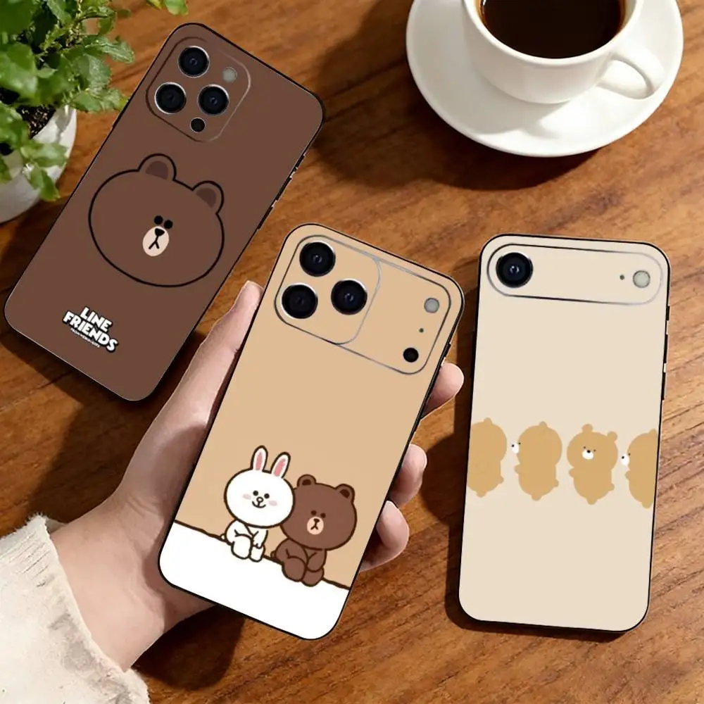 Cute little bear  Phone Case For iPhone17,16,15,14,13,12,11 Plus,Pro Others Soft Black Cover