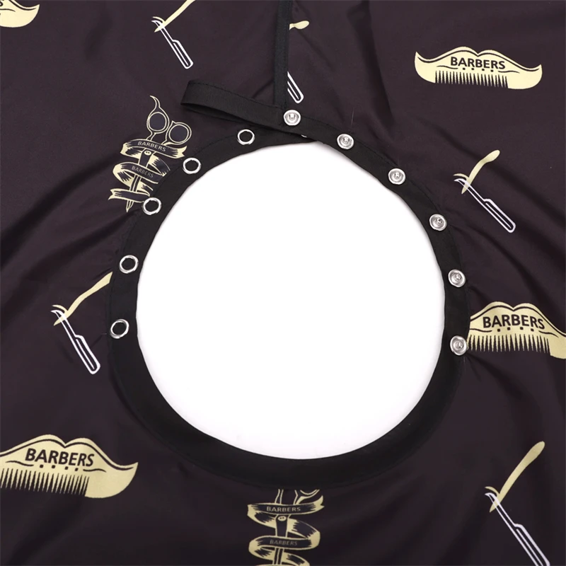 Barbershop Snap Closures Hairdresser Cape Professional Salon Antistatic Smooth Hair Cutting Dye Apron Hairdressing Styling Tools