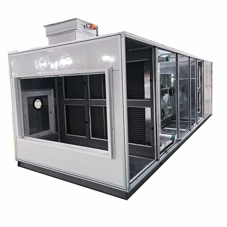 Modular construction air handling unit for commercial industry