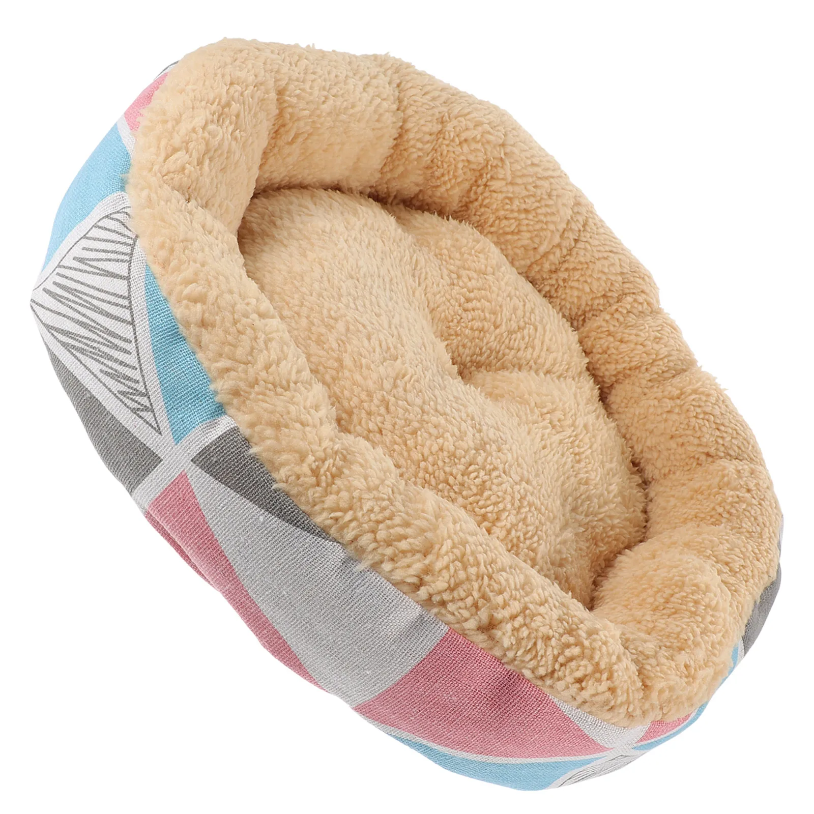 

Cat Bed Dog Round House Cushion Pet Universal Mat Beds for Household Pets Cloth Sofa Sleeping Pad