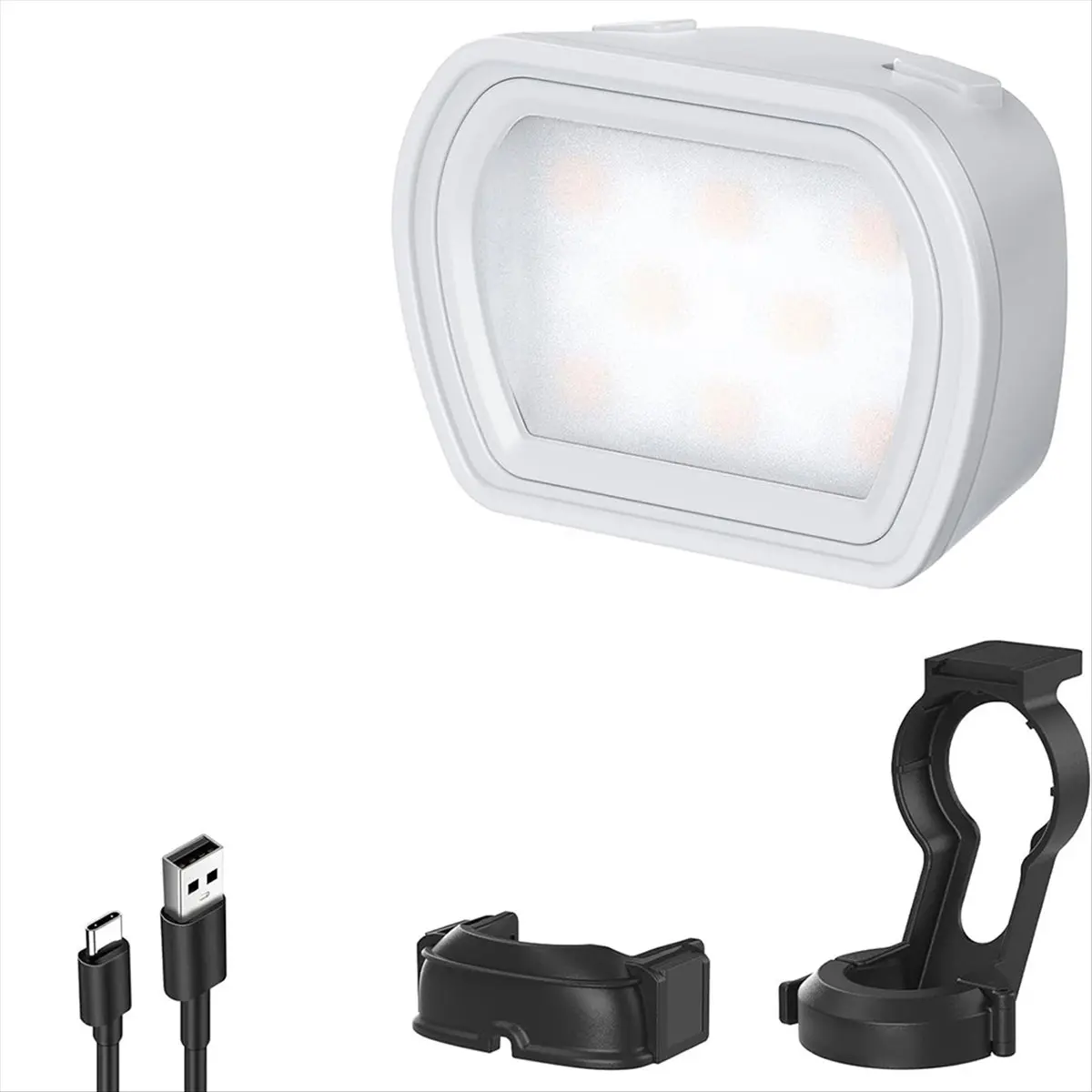 DT398 Mon.Magnetic Auxiliary Light Compatible with for Pocket 3,Rechargeable Fill Light for Selfie Vlog Video Recording