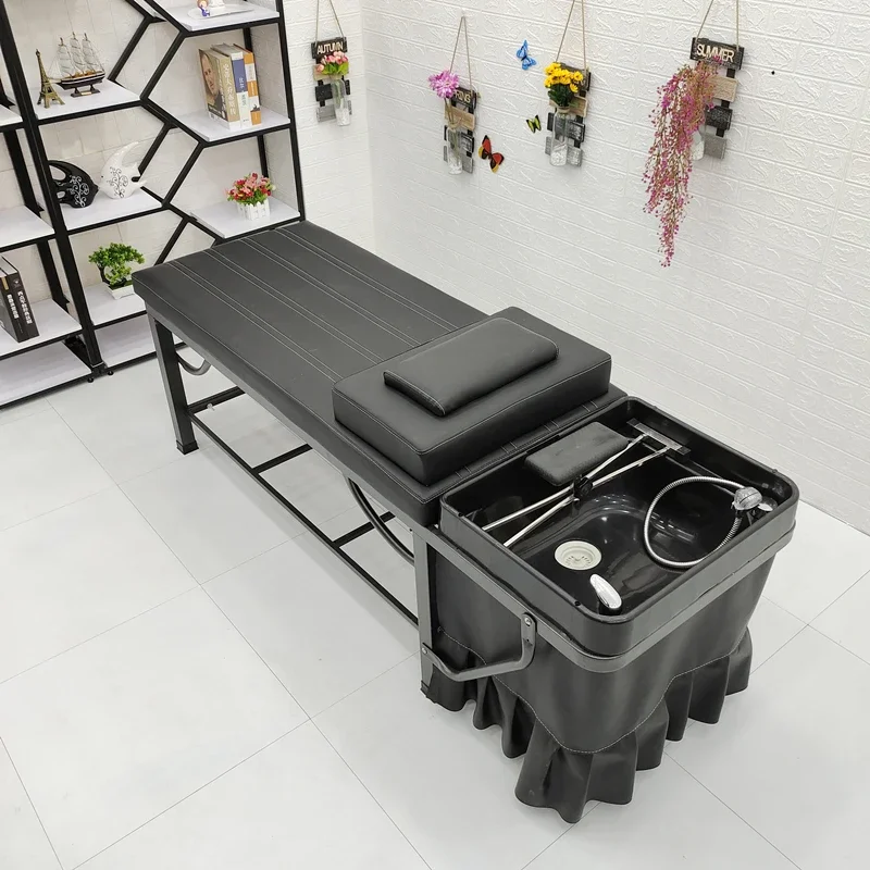 

Fashionable Professional Sponge Hair Spa Hairdressing Equipment Complete Beauty Washbasin Shaving Chairs Peluqueria Massage Nail