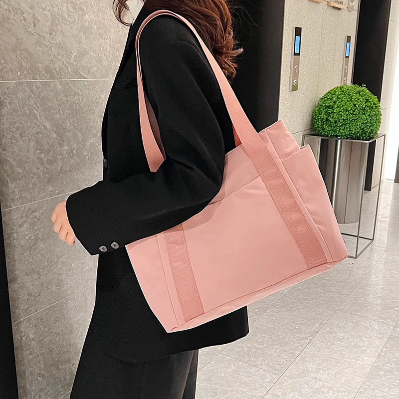 Borsa Tote da donna di grande capacità borsa da viaggio da lavoro multitasche borsa a tracolla da donna per studenti universitari borsa da donna in