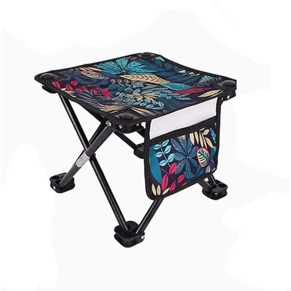 

Compact Folding Camping Stool, 13.5 Tall, Portable with Carry Bag, Ideal for Outdoors, Beach, Hiking, Fishing (Multicolor)