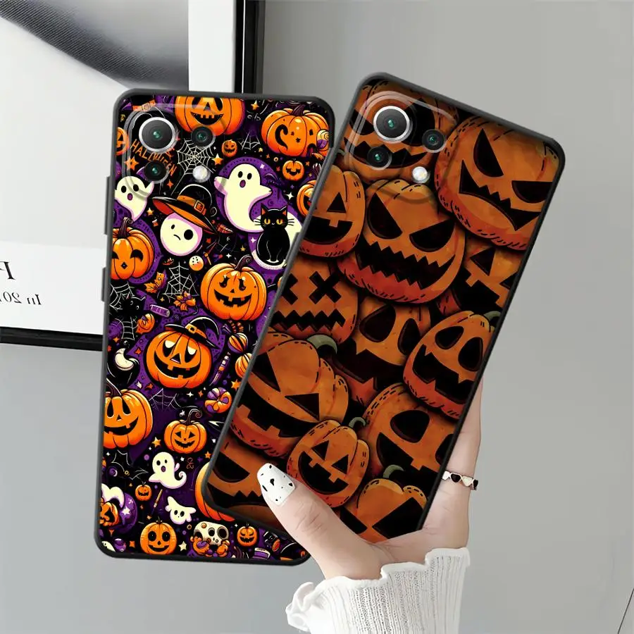 حافظة لهاتف Xiaomi Mi 9T 10T 10 11 13 Lite 13 9 11T 14 Pro CC9Pro غطاء خلفي ناعم للهالوين