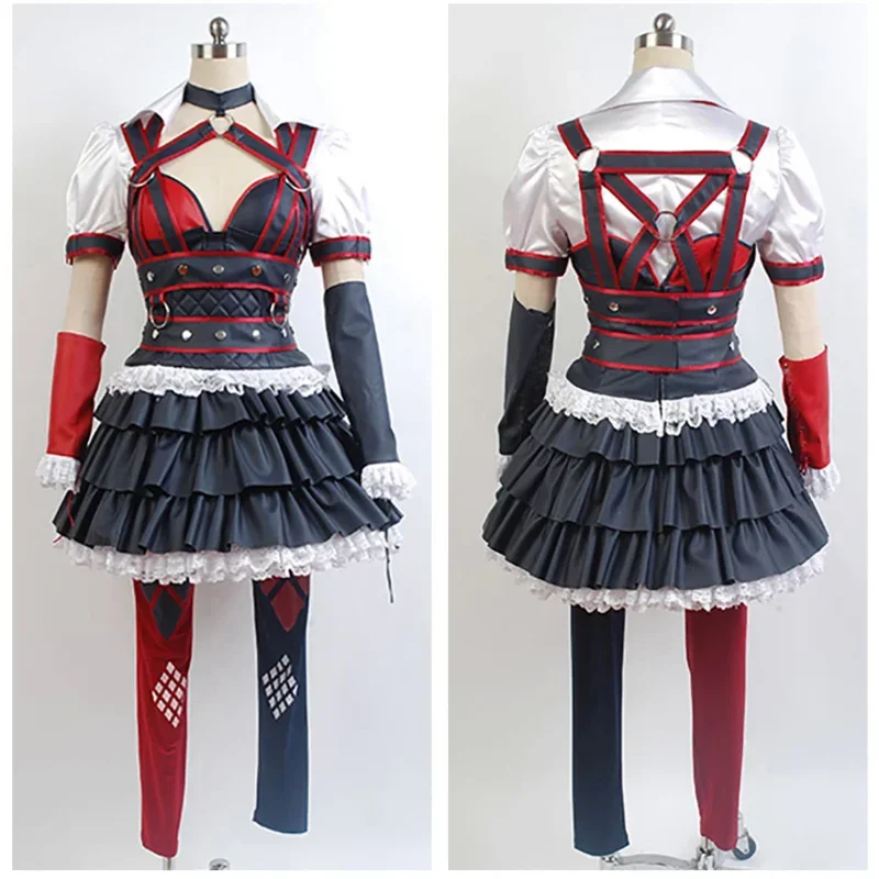 (In Stock) Movie Dark Knight Costume Harley Cosplay Costume Uniform Dress Halloween Cosplay Costumes For Women Full Sets