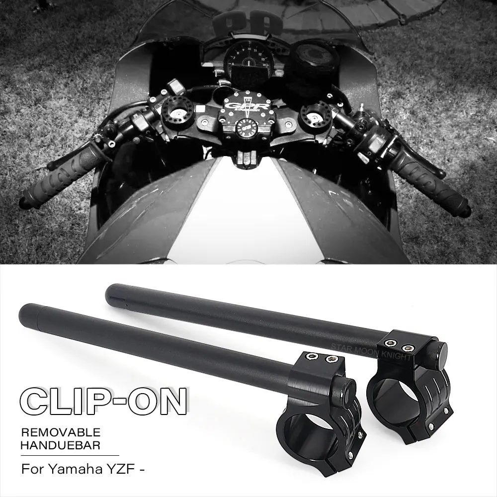 

Motorcycle CNC Clip on Fork Riser Regular Handlebar For Yamaha YZF-R1 YZF-R7 YZF-R6 YZF-R3 YZF-R25 YZF750 FZR1000 YZF R1 R7 R6