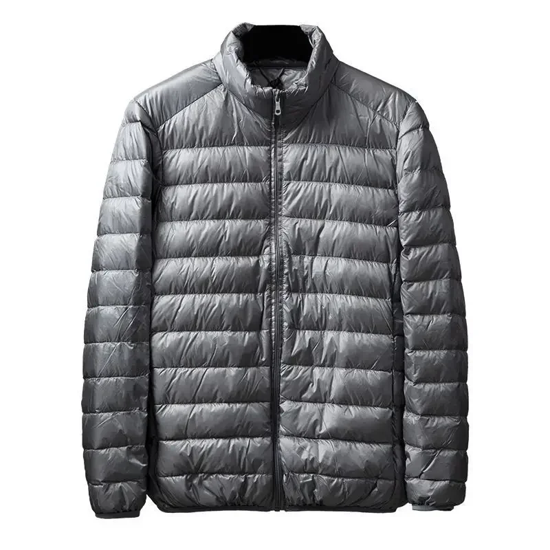 

Men's Lightweight Down Cotton Jaet Autumn Winter Stand Collar Ort Sle Warm Casual Ly Portable Outerwear