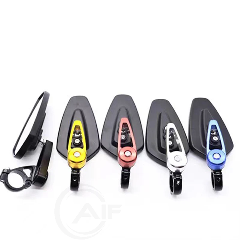 

Motorcycle Handlebar Bar End Mirrors 7/8" 22mm CNC Universal Rear View Mirrors HandleBar Ends Side Mirrors Chopper Scooter