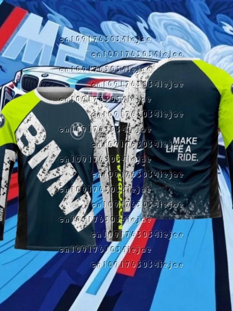 

2026 BMW Classic Quick-Drying Long Sleeve T-Shirt Comfortable Casual High Quality BMW Cycling Moto Jersey Racing Motorcycle