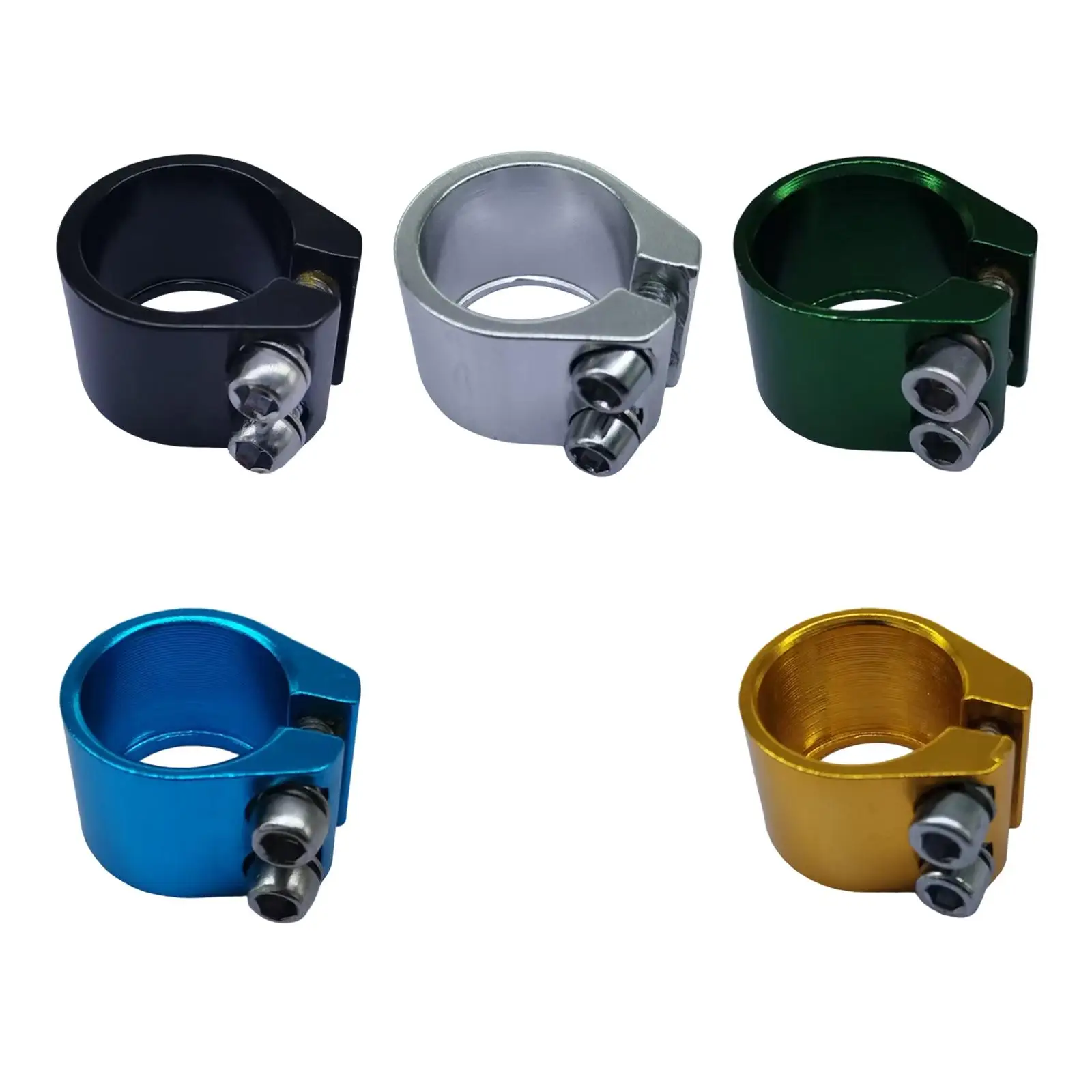 28.6 mm Bicycle Seat Post Clamp Spare Part Easy to Install Cycling Reliable Replace Bicycle Saddle Clip Road Clamp