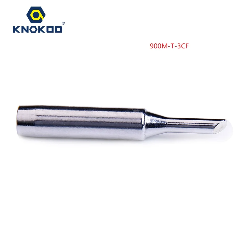 KNOKOO Wholesale High Quality 900M Solder Iron Tip 900M-T-1.5CF 1CF 2CF 3CF 4CF Lead-free For Soldering Rework Station