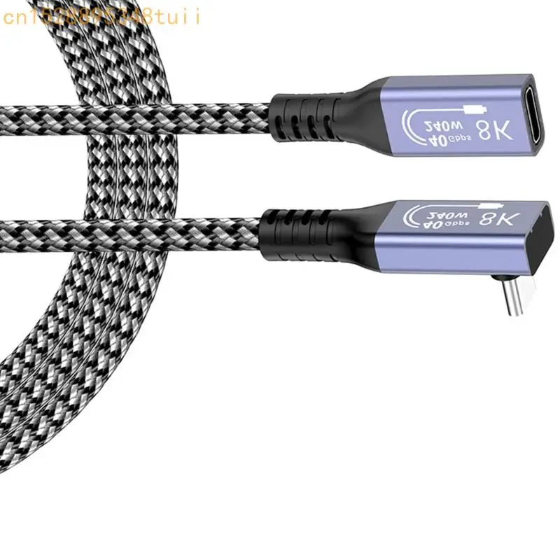 Y4QF USB C 4 Cavo USB C ESTENSIONE Cavo Cavo da maschio a femmina Supporto 240W Video 4K Video per telefono per telefoni16/15