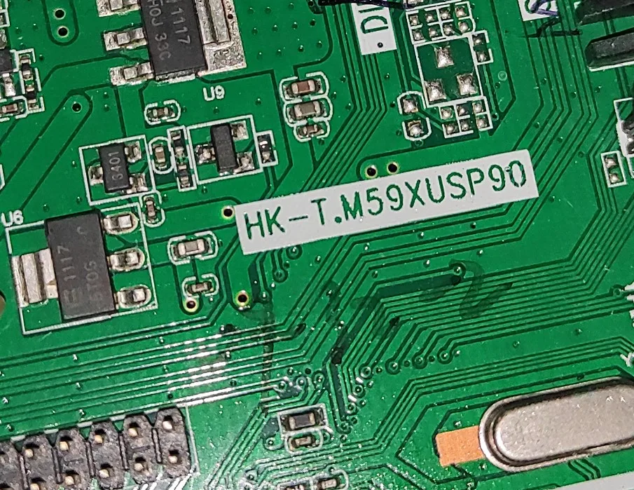 Spedizione gratuita! HK-T.MV59XUSP90 scheda madre TV tre in uno doppia interfaccia HD testata e fornita